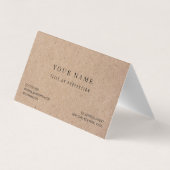 Spirituelles Minimales Berufliches Logo Yoga  Visitenkarten (Rückseite)