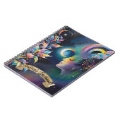 Spirituelles Nexus Astral Goddess Spellbook Notizblock (Linke Seite)