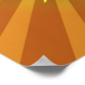 Spirituelles Om Symbol Poster (Ecke)