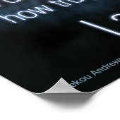 "SPIRITUELLES" Phantastisches Poster (Vertrauen/Ge (Ecke)