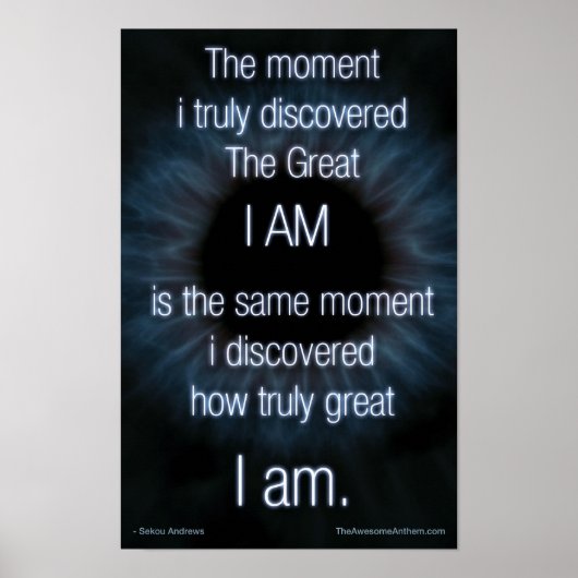 "SPIRITUELLES" Phantastisches Poster (Vertrauen/Ge (Vorne)