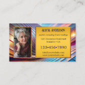 Spirituelles Psychisches Visionäres Tarot Foto Visitenkarte (Rückseite)