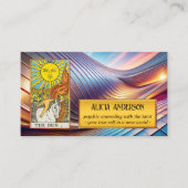 Spirituelles Psychisches Visionäres Tarot Foto Visitenkarte (Vorderseite)