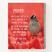 Spirituelles Reisebericht: Römer 12:2 Gebet Notizblock (Rückseite)