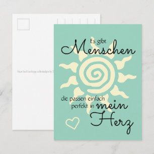 Spirituelles Sonnensymbol - Energiespirale 9 Postkarte