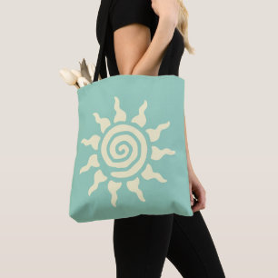 Spirituelles Sonnensymbol - Spirale der Energie 9 Tasche
