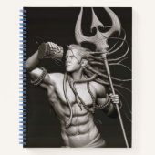 Spirituelles Stylish Shiva Notebook Notizblock (Vorderseite)
