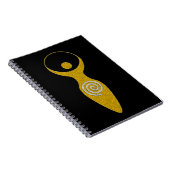 Spirituelles Symbol - Göttin der Erde Gaya 1 Flame Notizblock (Rechte Seite)