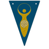 Spirituelles Symbol - Göttin der Erde Gaya 1 Wimpelkette (Zweite Fahne)