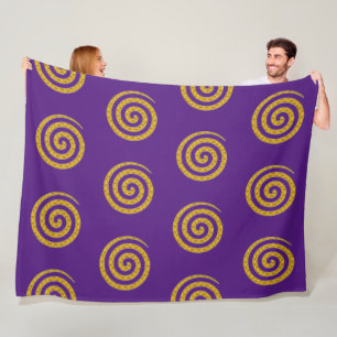 Spirituelles Symbol - Spirale der Energie 1 Fleecedecke