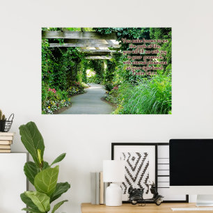 Spirituelles Weg Inspirationsposter Poster