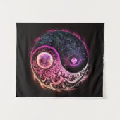 Spirituelles Yin und Yang Oriental Chinesisches Sy Wandteppich (Vorderseite (Horizontal))