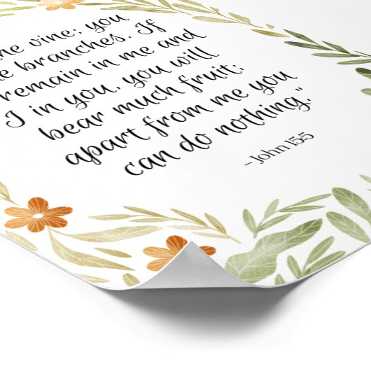 Spirituelles Zitat Poster (Ecke)