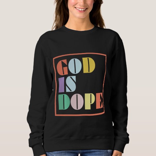 Spirituelles Zitat Religiöser Christlicher Glaube  Sweatshirt (Vorderseite)