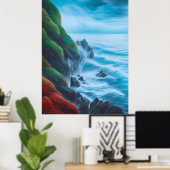 Spirituosen - AI Fantasy Digital Art Print Poster (Heimbüro)