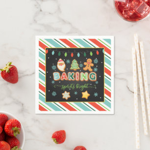 Spirituosen Backen Helle Napkins - schwarz Serviette