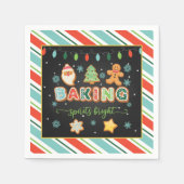 Spirituosen Backen Helle Napkins - schwarz Serviette (Vorderseite)