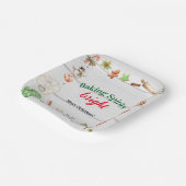Spirituosen Backen Helle Weihnachtsfeier Pappteller (Gewinkelt)