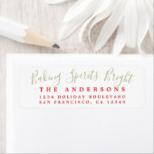 Spirituosen Backen Leuchtende Weihnachtsmarke (Insitu)