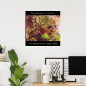 Spirituosen Brennen & Clearlight Gesunde Musik Pos Poster (Heimbüro)