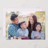 Spirituosen Brillant Foto Weihnachtskarte machen Einladung (Vorne/Hinten)