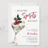 Spirituosen Brötchen Cocktail Party Einladung (Vorderseite)