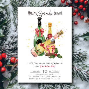 Spirituosen Brötchen Cocktail Party Einladung