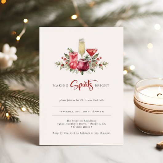 Spirituosen Brötchen Cocktail Party Einladung