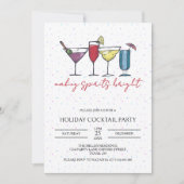 Spirituosen Brötchen Cocktail Party Einladung (Vorderseite)