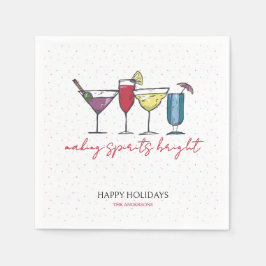 Spirituosen Brötchen Cocktail Party Serviette