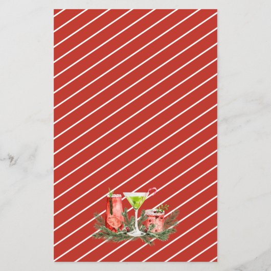 Spirituosen Brunch Cocktail Party Menu (Rückseite)