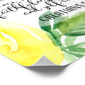 Spirituosen | Christlich Art Poster (Ecke)