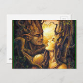 Spirituosen des Waldes Postkarte (Vorne/Hinten)