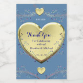 Spirituosen Elegantes Hochzeitsslima Weinetikett (Einzelnes Label)