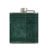 Spirituosen & Getränkeflaschen - Grün & Gold Flachmann (Rückseite)