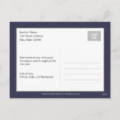 Spirituosen Glanz Weihnachten Fotokarte Postkarte (Rückseite)