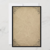 Spirituosen Halloween-Party Einladung (Rückseite)