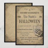 Spirituosen Halloween-Party Einladung (Vorne/Hinten)