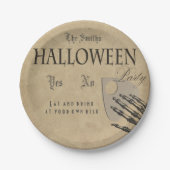 Spirituosen Halloween Plate Pappteller (Vorderseite)