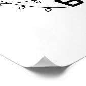 Spirituosen hell machen - Moderne Holiday Typograf Poster (Ecke)