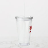 Spirituosen hell machen - Weihnachts Retro Acryltrinkbecher (Rechts)