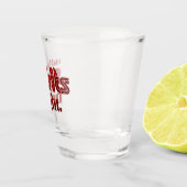 Spirituosen hell machen - Weihnachts Retro Schnapsglas (Rechts)