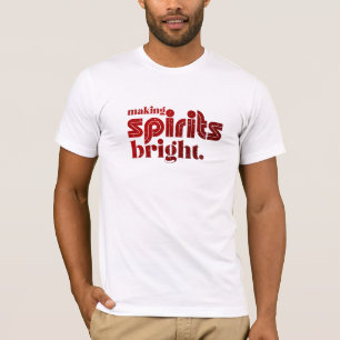 Spirituosen hell machen - Weihnachts Retro T-Shirt