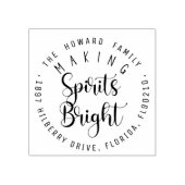 Spirituosen helle Rücksendeadresse machen Gummistempel (Prägung)