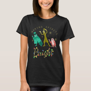 Spirituosen helle Weihnachten Retro Groovy Chris T-Shirt