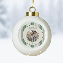 Spirituosen hellen 2 Foto Strip Holiday Keramik Kugel-Ornament