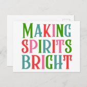 Spirituosen heller machen postkarte (Vorne/Hinten)