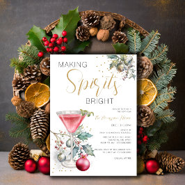 Spirituosen ins neue Party bringen Einladung