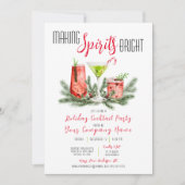 Spirituosen machen Bright Company Cocktail Party Einladung (Vorderseite)