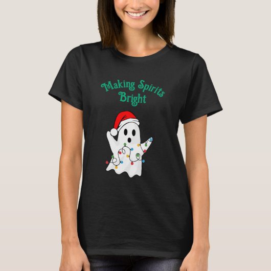 Spirituosen machen Bright Ghost Tshirt (Vorderseite)